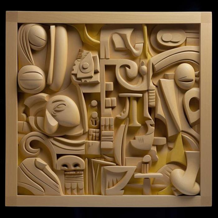 نموذج ثلاثي الأبعاد لآلة CNC 3D Art 